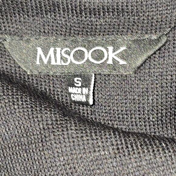 Misook Pink and Black Geometric Cardigan Sweater Women's Size Small - Picture 5 of 5